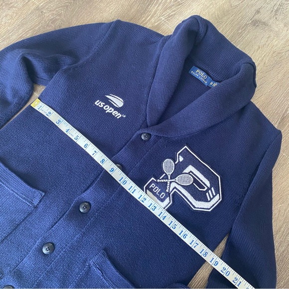 Polo Ralph Lauren US Open Cotton Cardigan RARE Sweater - Picture 11 of 16